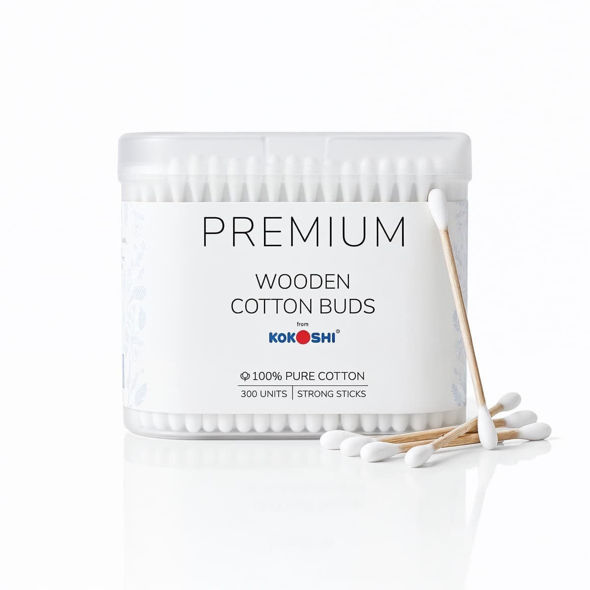 Premium Wooden Cotton Buds