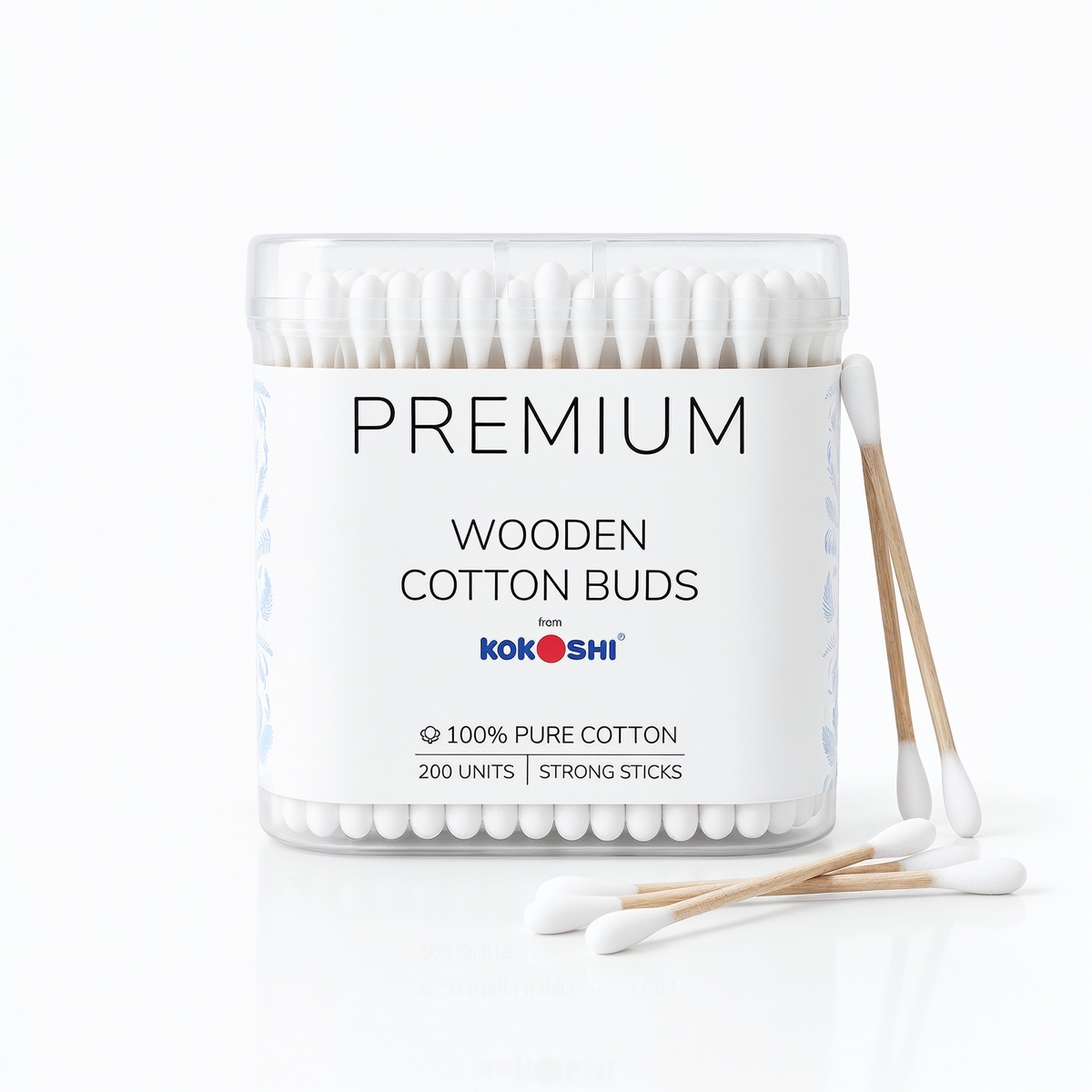 Premium Wooden Cotton Buds
